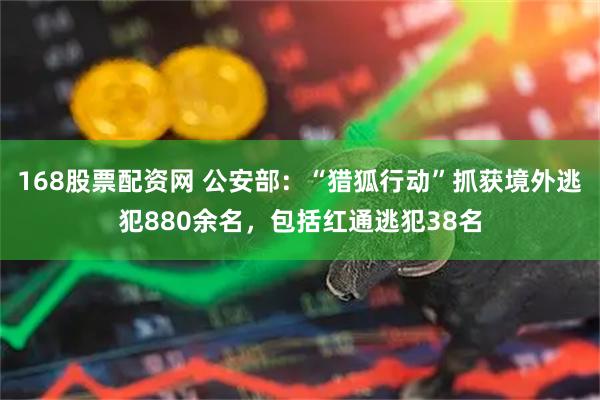 168股票配资网 公安部：“猎狐行动”抓获境外逃犯880余名，包括红通逃犯38名